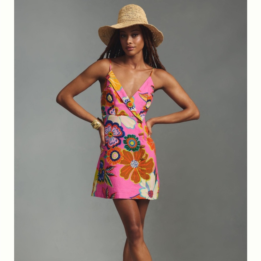 Farm Rio Garden Mini Dress